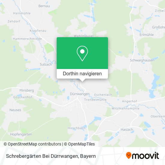 Schrebergärten Bei Dürrwangen Karte