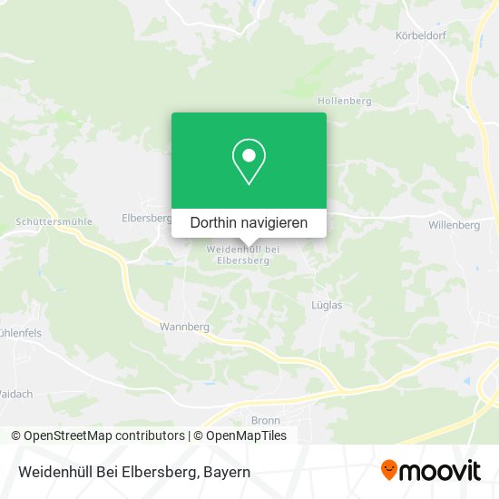 Weidenhüll Bei Elbersberg Karte