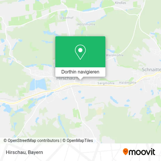 Hirschau Karte
