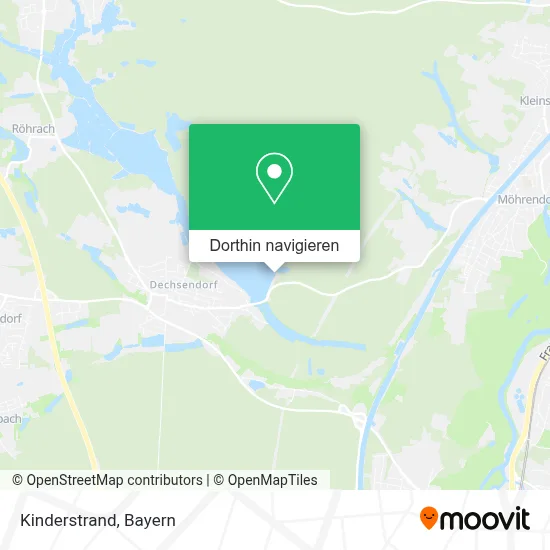 Kinderstrand Karte
