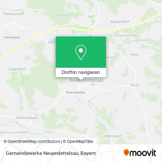 Gemeindewerke Neuendettelsau Karte