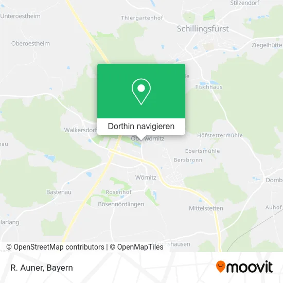 R. Auner Karte
