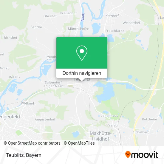 Teublitz Karte