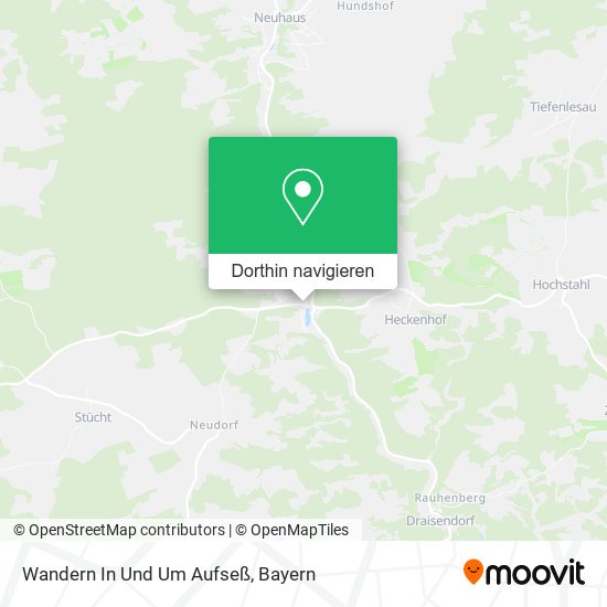 Wandern In Und Um Aufseß Karte