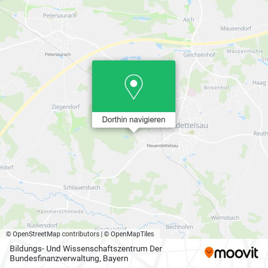 Bildungs- Und Wissenschaftszentrum Der Bundesfinanzverwaltung Karte