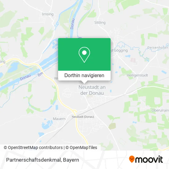 Partnerschaftsdenkmal Karte