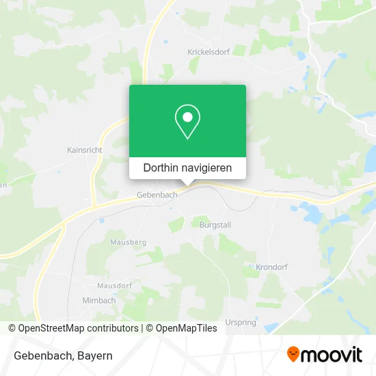Gebenbach Karte