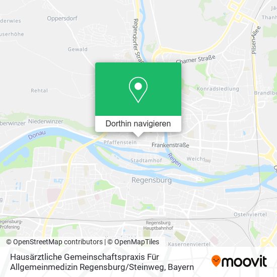 Hausärztliche Gemeinschaftspraxis Für Allgemeinmedizin Regensburg / Steinweg Karte