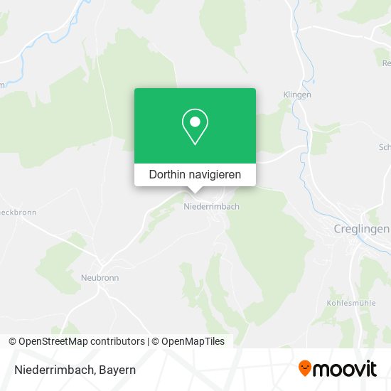 Niederrimbach Karte