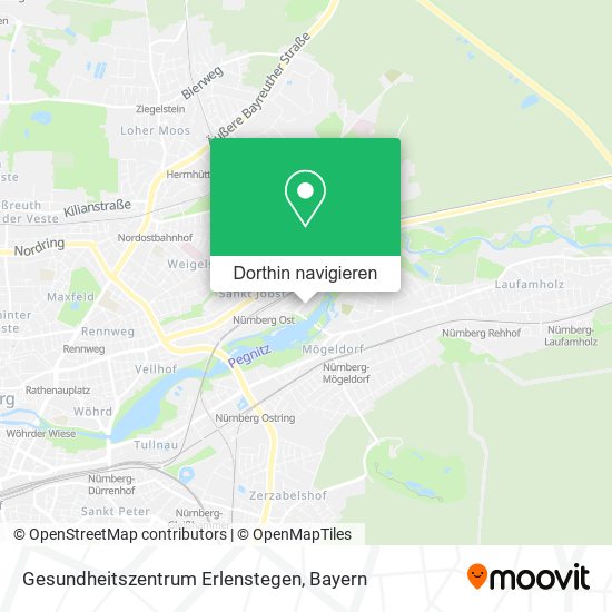 Gesundheitszentrum Erlenstegen Karte
