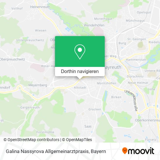 Galina Nassyrova Allgemeinarztpraxis Karte