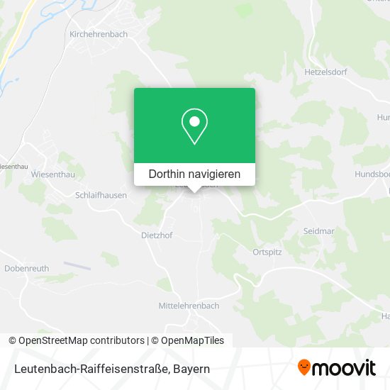 Leutenbach-Raiffeisenstraße Karte