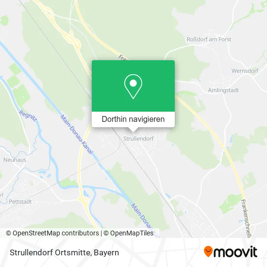 Strullendorf Ortsmitte Karte