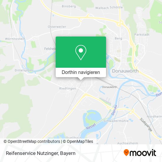 Reifenservice Nutzinger Karte