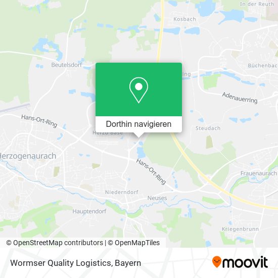 Wormser Quality Logistics Karte