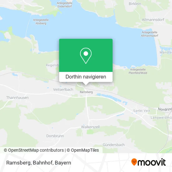 Ramsberg, Bahnhof Karte