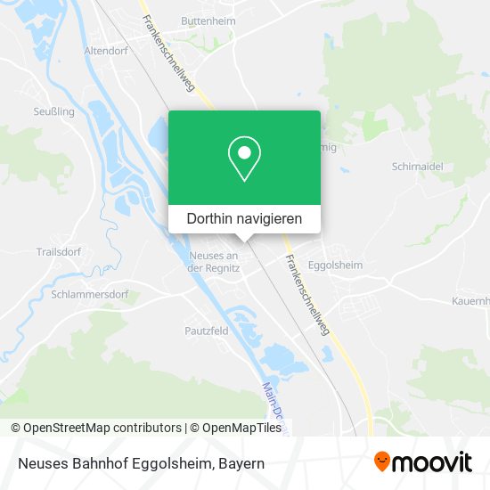 Neuses Bahnhof Eggolsheim Karte