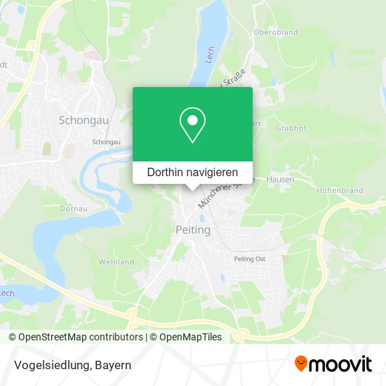 Vogelsiedlung Karte