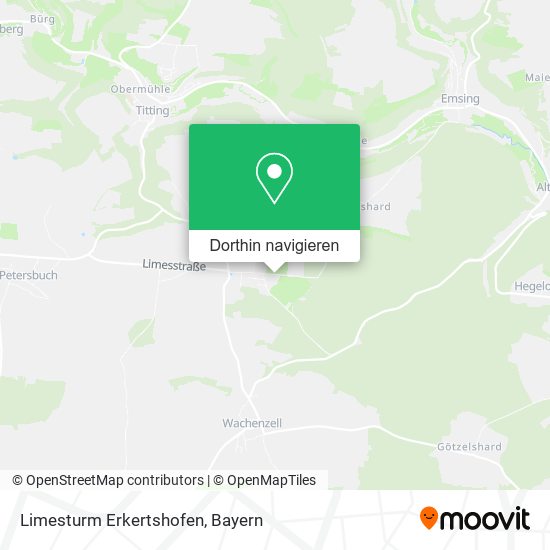 Limesturm Erkertshofen Karte