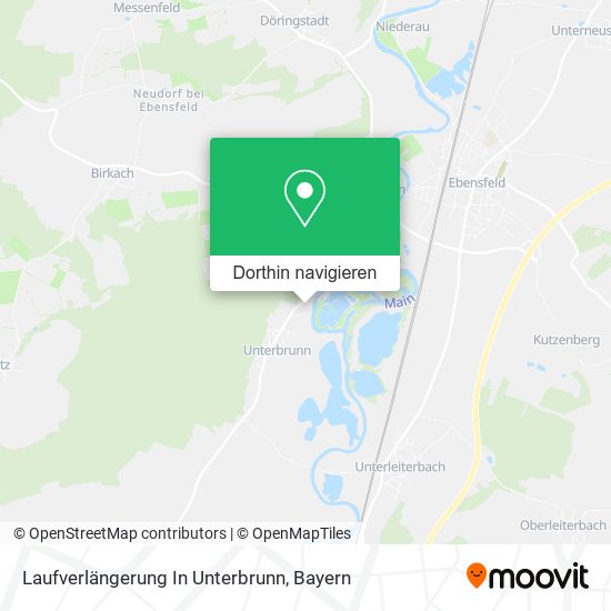 Laufverlängerung In Unterbrunn Karte