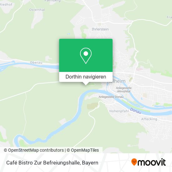 Café Bistro Zur Befreiungshalle Karte