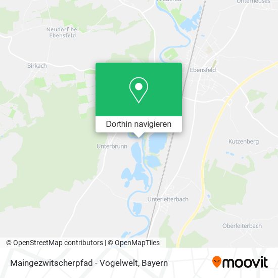 Maingezwitscherpfad - Vogelwelt Karte