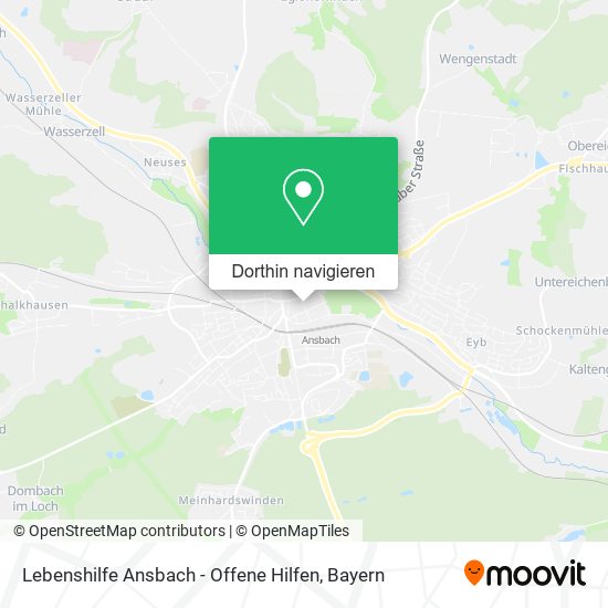 Lebenshilfe Ansbach - Offene Hilfen Karte