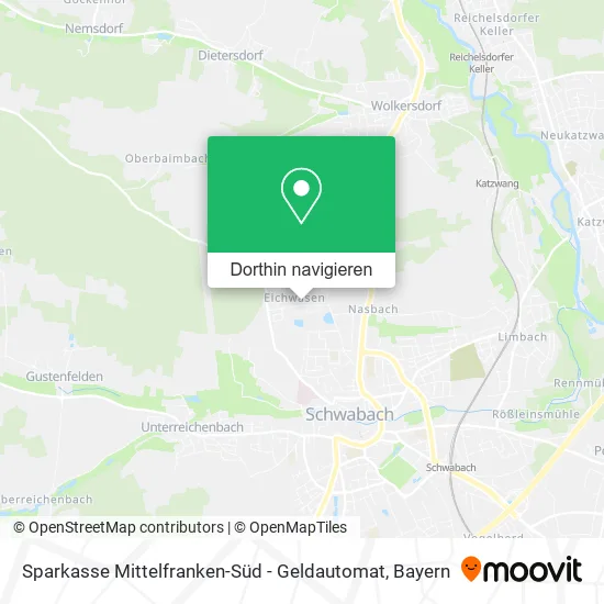 Sparkasse Mittelfranken-Süd - Geldautomat Karte