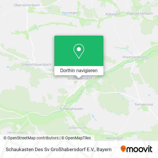 Schaukasten Des Sv Großhabersdorf E.V. Karte