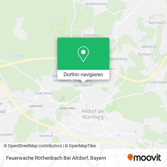 Feuerwache Röthenbach Bei Altdorf Karte