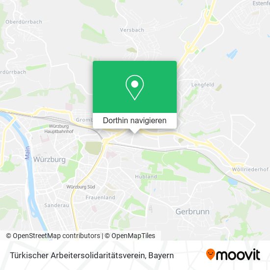 Türkischer Arbeitersolidaritätsverein Karte