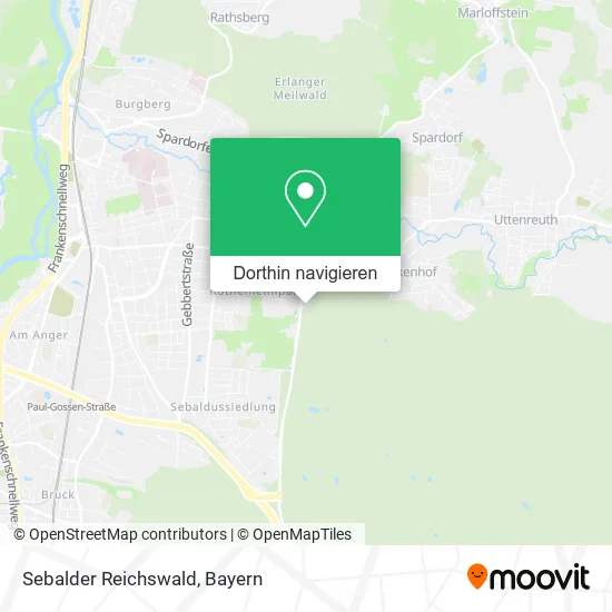 Sebalder Reichswald Karte