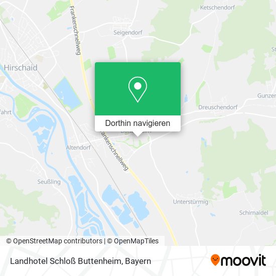 Landhotel Schloß Buttenheim Karte