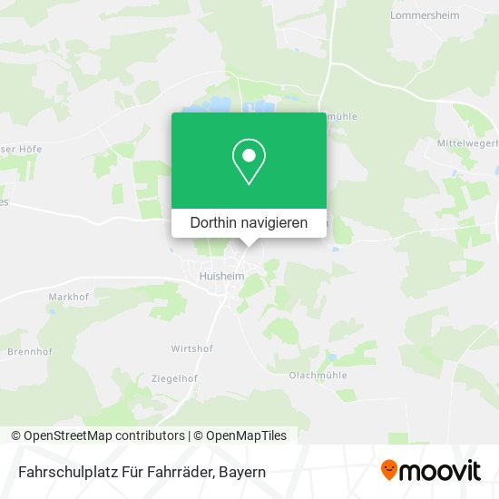 Fahrschulplatz Für Fahrräder Karte