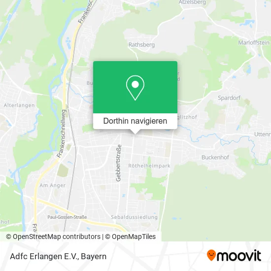 Adfc Erlangen E.V. Karte