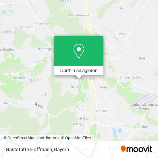 Gaststätte Hoffmann Karte