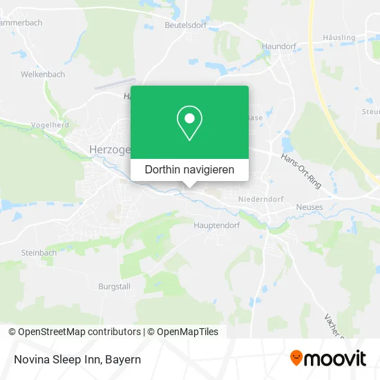 Novina Sleep Inn Karte