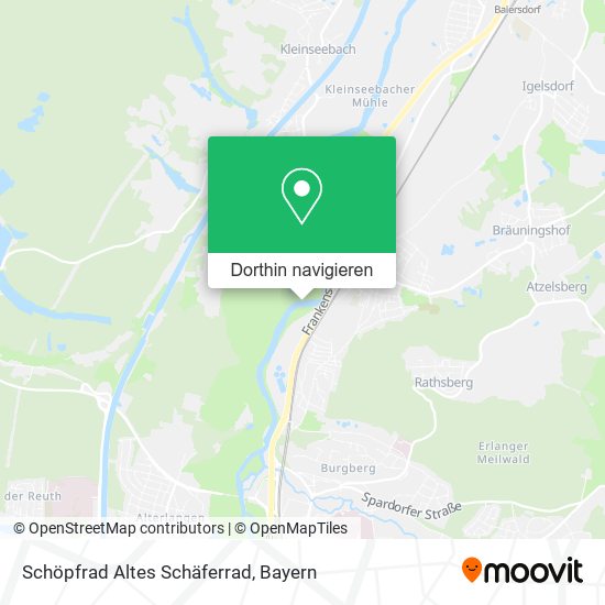 Schöpfrad Altes Schäferrad Karte