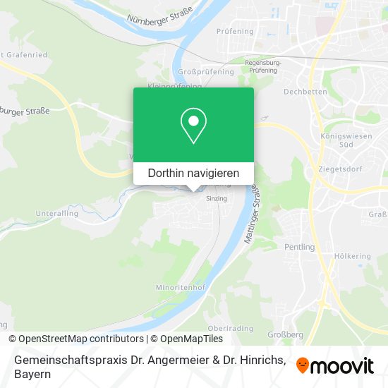 Gemeinschaftspraxis Dr. Angermeier & Dr. Hinrichs Karte