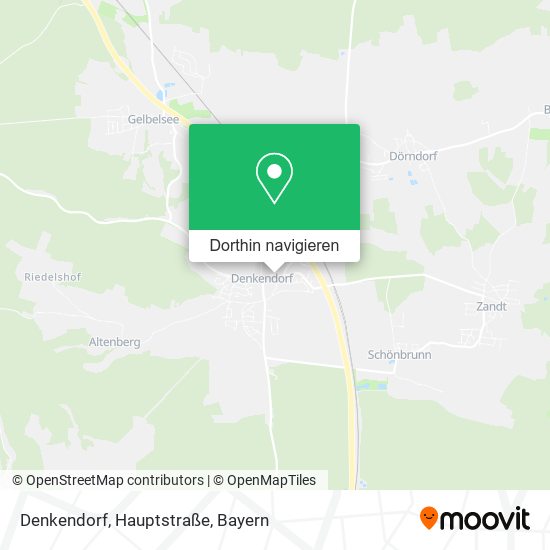 Denkendorf, Hauptstraße Karte