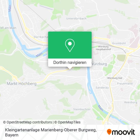 Kleingartenanlage Marienberg-Oberer Burgweg Karte