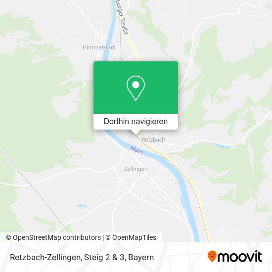 Retzbach-Zellingen, Steig 2 & 3 Karte