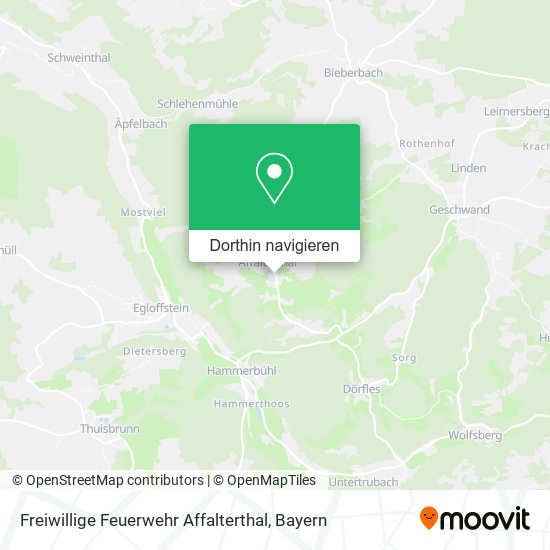 Freiwillige Feuerwehr Affalterthal Karte