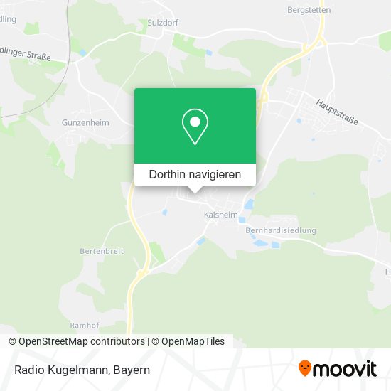 Radio Kugelmann Karte