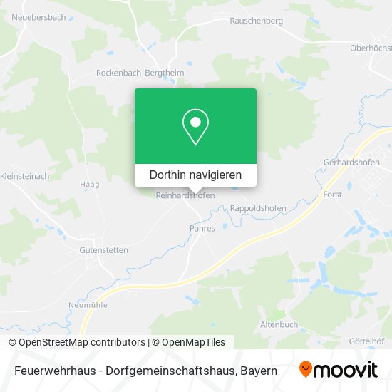 Feuerwehrhaus - Dorfgemeinschaftshaus Karte