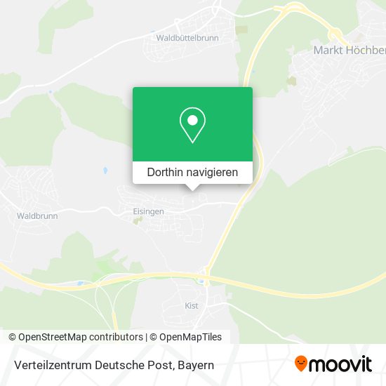 Verteilzentrum Deutsche Post Karte