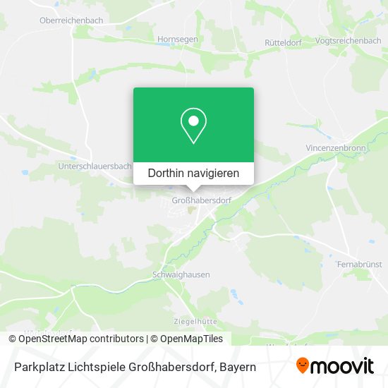 Parkplatz Lichtspiele Großhabersdorf Karte