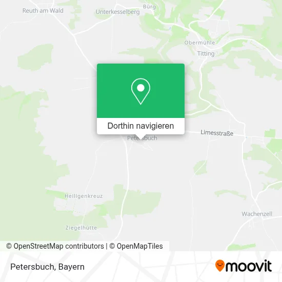 Petersbuch Karte