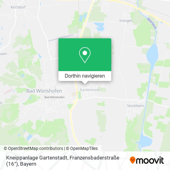 Kneippanlage Gartenstadt, Franzensbaderstraße (16°) Karte