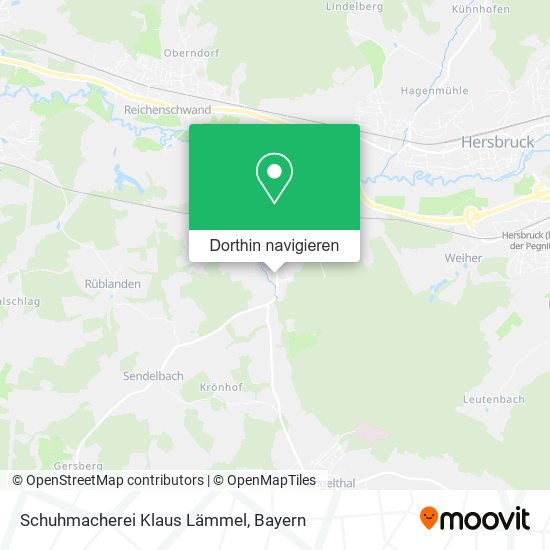 Schuhmacherei Klaus Lämmel Karte